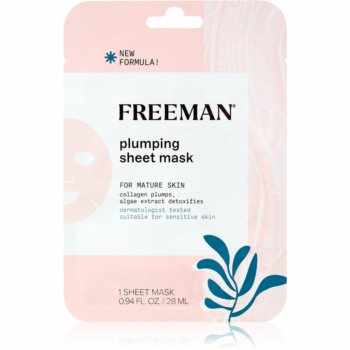 Freeman Essentials Collagen & Algae mască facială de pânză cu efect anti-rid cu colagen