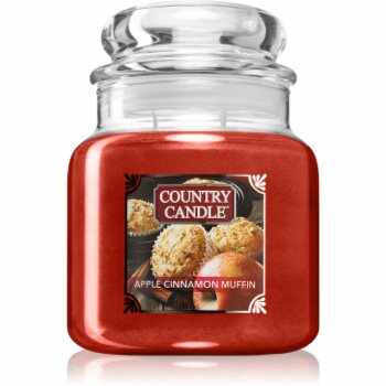 Country Candle Apple Cinnamon Muffin lumânare parfumată