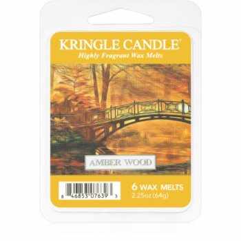 Kringle Candle Amber Wood ceară pentru aromatizator