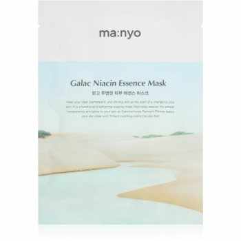 ma:nyo Galac Niacin Essence mască textilă iluminatoare cu efect de hidratare