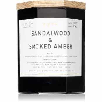 Makers of Wax Goods Sandalwood & Smoked Amber lumânare parfumată