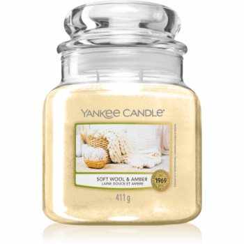 Yankee Candle Soft Wool & Amber lumânare parfumată