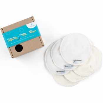 Bamboolik Reusable Shaped Nursing Pads Terry & Stay Dry inserții textile pentru sutien
