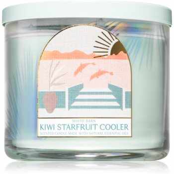 Bath & Body Works Kiwi Starfruit Cooler lumânare parfumată cu uleiuri esentiale I.