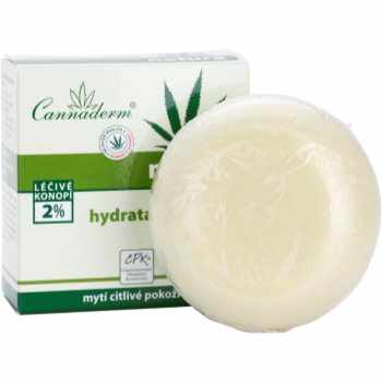 Cannaderm Natura Moisturizing soap pH 5.5 sapun hidratant cu ulei de canepa