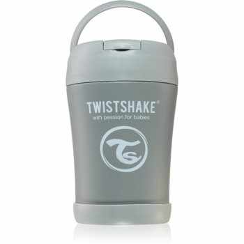 Twistshake Stainless Steel Food Container Grey termos pentru mâncare