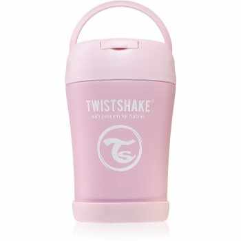 Twistshake Stainless Steel Food Container Pink termos pentru mâncare