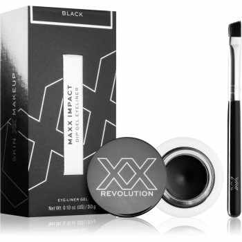 XX by Revolution MAXX IMPACT eyeliner-gel cu pensula