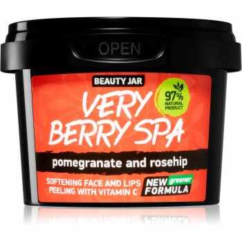 Beauty Jar Very Berry Spa exfoliant din zhar pentru netezire faciale