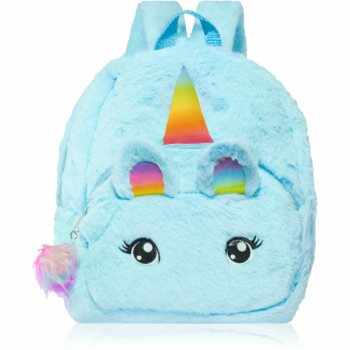 BrushArt KIDS Fluffy unicorn backpack Large rucsac pentru copii