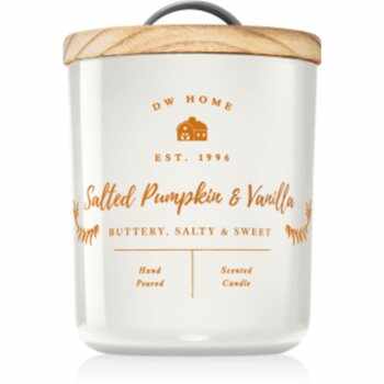 DW Home Farmhouse Salted Pumpkin & Vanilla lumânare parfumată