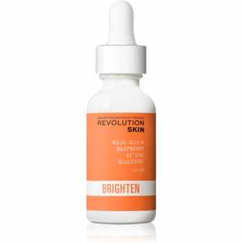 Revolution Skincare Brighten Kojic Acid & Raspberry Ketone Glucoside ser hidratant pentru stralucire pentru uniformizarea nuantei tenului