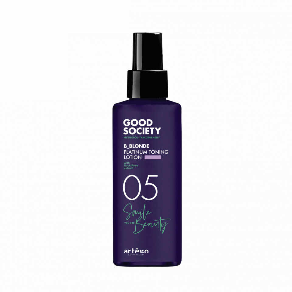 Artego Good Society Blonde Platinum - Spray nuantator cu micropigmenti violeti 150ml