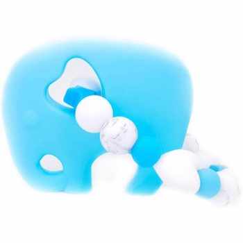 KidPro Teether Elephant Blue jucărie pentru dentiție