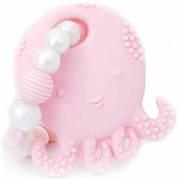 KidPro Teether Squidgy Pink jucărie pentru dentiție