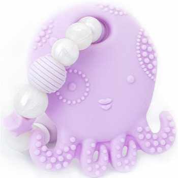 KidPro Teether Squidgy Purple jucărie pentru dentiție