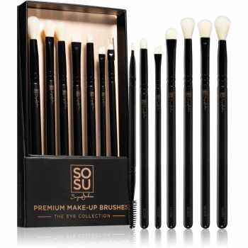 SOSU Cosmetics Premium Brushes The Eye Collection set perii machiaj