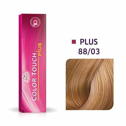 Wella Professionals Vopsea de par demipermanenta Color Touch Plus 88/03 blond deschis intens natural auriu 60ml