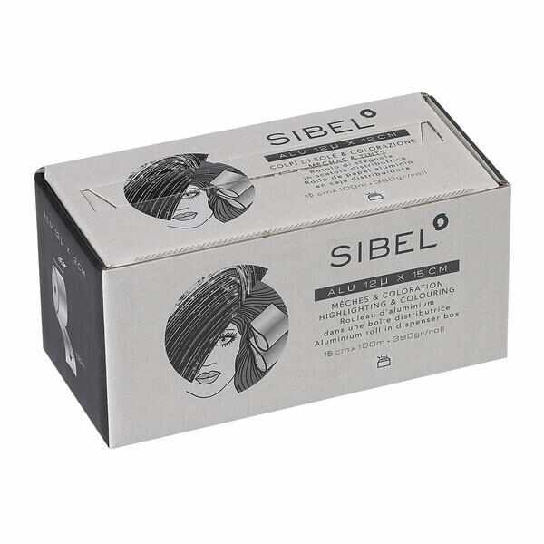 Folie profesionala din aluminiu Sibel 12 u x 15 cm latime x 100 ml 390 gr.cod 4482115 