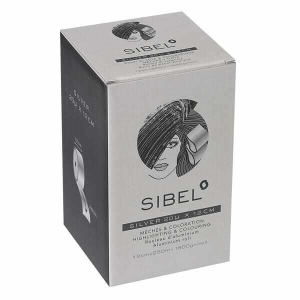 Folie profesionala din aluminiu Sibel 20 u x 12 cm latime x 250 ml -1600 gr.cod 4339331