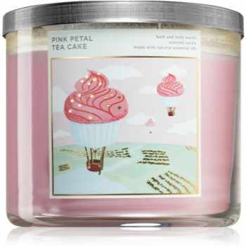 Bath & Body Works Pink Petal Tea Cake lumânare parfumată