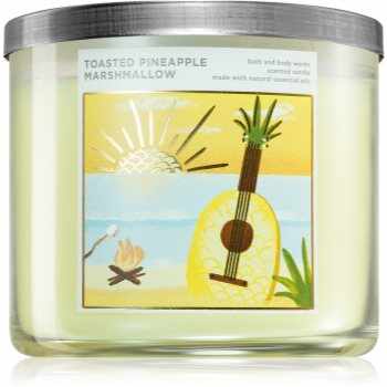 Bath & Body Works Toasted Pineapple Marshmallow lumânare parfumată