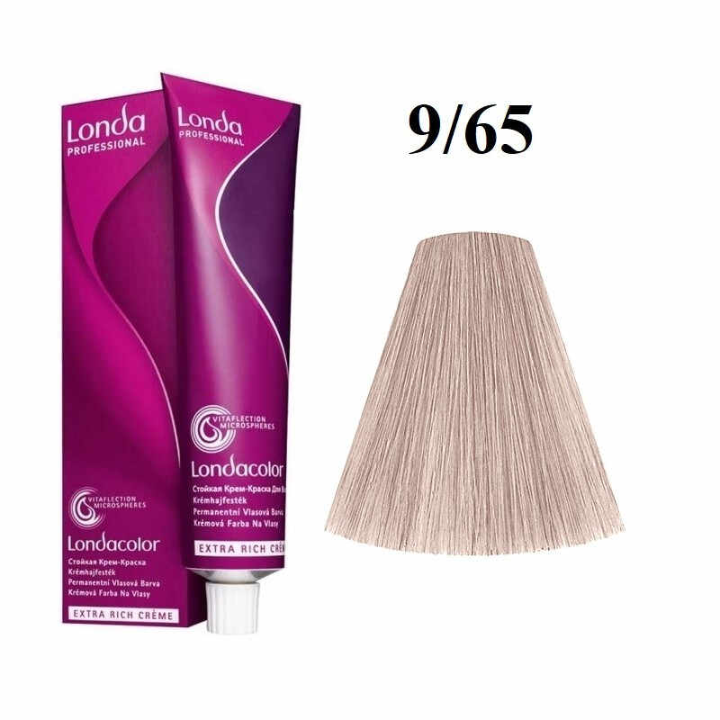 Londa Professional - Vopsea profesionala de par permanenta blond deschis violet rose 9/65 60ml