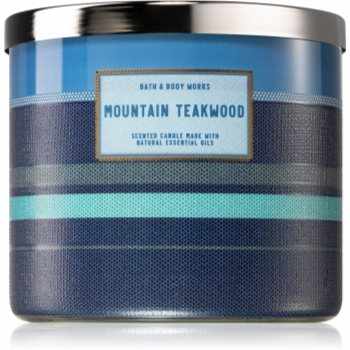Bath & Body Works Mountain Teakwood lumânare parfumată I.