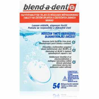 Blend-a-dent Long Lasting Freshness comprimate de curățare pentru aparatul dentar și proteze dentare detasabile