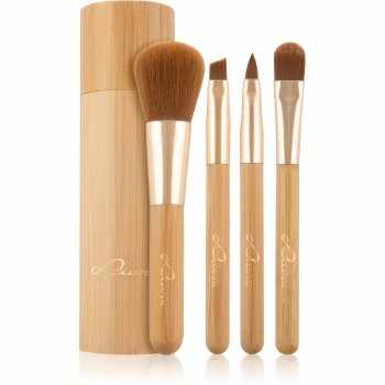 Luvia Cosmetics Bamboo Travel set perii machiaj (calatorii)