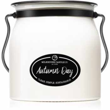 Milkhouse Candle Co. Creamery Autumn Day lumânare parfumată Butter Jar