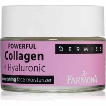 Farmona Dermiss Powerful Collagen + Hyaluronic Crema de fata Hrănitoare pentru zi și noapte