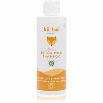 kii-baa® organic Baby Extra Mild Shampoo sampon delicat cu pre- și probiotice