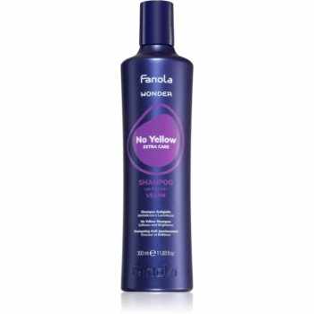 Fanola Wonder No Yellow Extra Care Shampoo șampon pentru neutralizarea tonurilor de galben