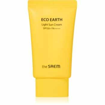 The Saem Eco Earth Light lichid protector ultra ușor SPF 50+