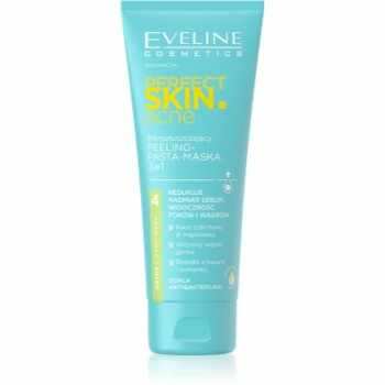Eveline Cosmetics Perfect Skin .acne masca pentru exfoliere 3 in 1