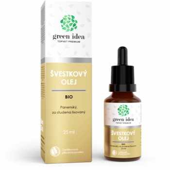 Green Idea Topvet Premium Organic plum oil ulei de prune presat la rece