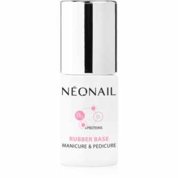 NEONAIL Manicure & Pedicure Rubber Base baza gel pentru unghii cu proteine