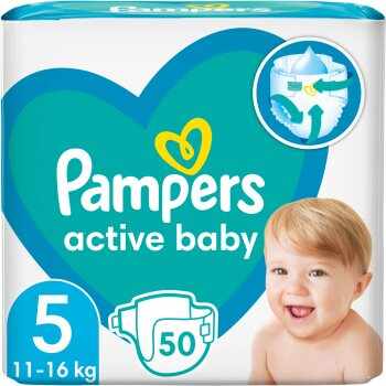 Pampers Active Baby Size 5 scutece de unică folosință