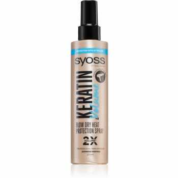 Syoss Keratin spray pentru protecția termică a părului pentru volum maxim
