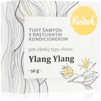 Kvitok Ylang Ylang șampon solid pentru par blond