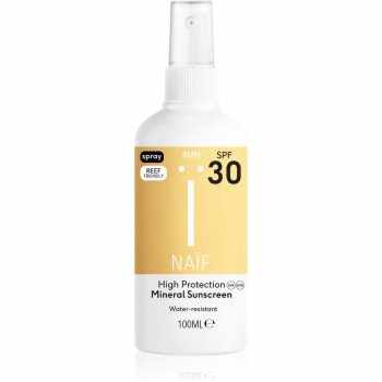 Naif Sun Mineral Sunscreen SPF 30 spray protector pentru plajă SPF 30