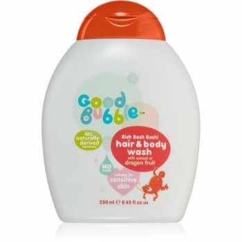 Good Bubble Hair & Body Wash Dragon Fruit șampon și emulsie pentru spălare pentru nou-nascuti si copii