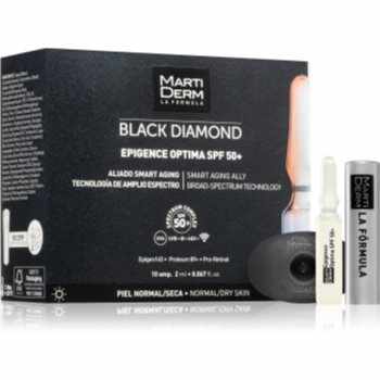 MartiDerm Black Diamond Epigence Optima SPF 50+ ser protector in fiole