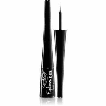 puroBIO Cosmetics On Fleek Brush Tip eyeliner cu pensula