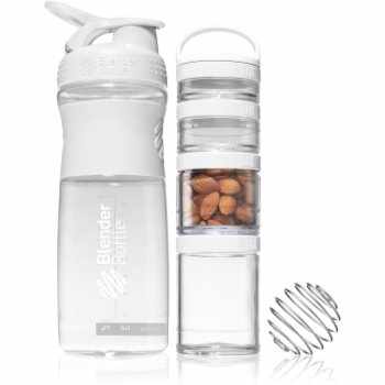 Blender Bottle Sport Mixer® GoStak set cadou White(pentru sportivi) culoare