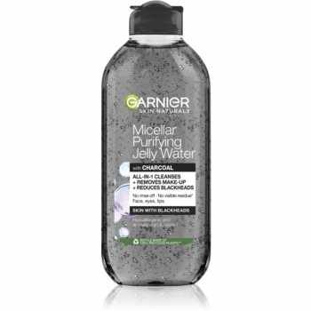 Garnier Skin Naturals Pure Charcoal apa pentru curatare cu particule micele cu textura de gel