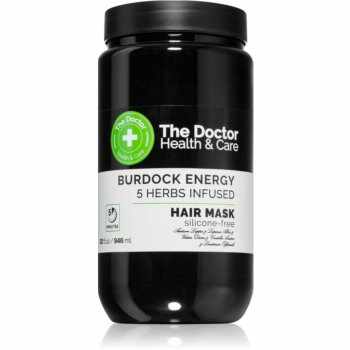 The Doctor Burdock Energy 5 Herbs Infused mască fortifiantă pentru păr