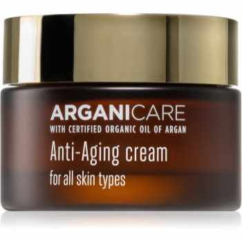 Arganicare Anti-Aging crema protectoare impotriva imbatranirii pielii pentru toate tipurile de ten
