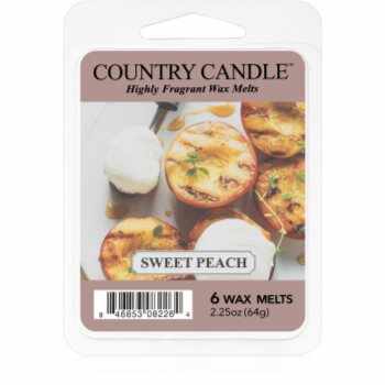 Country Candle Sweet Peach ceară pentru aromatizator